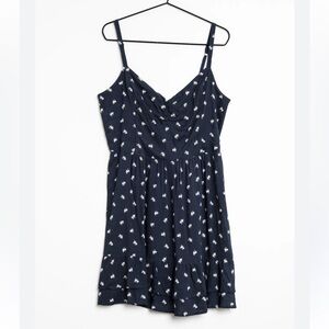 Women’s Hollister Navy Blue Floral Sundress size Large